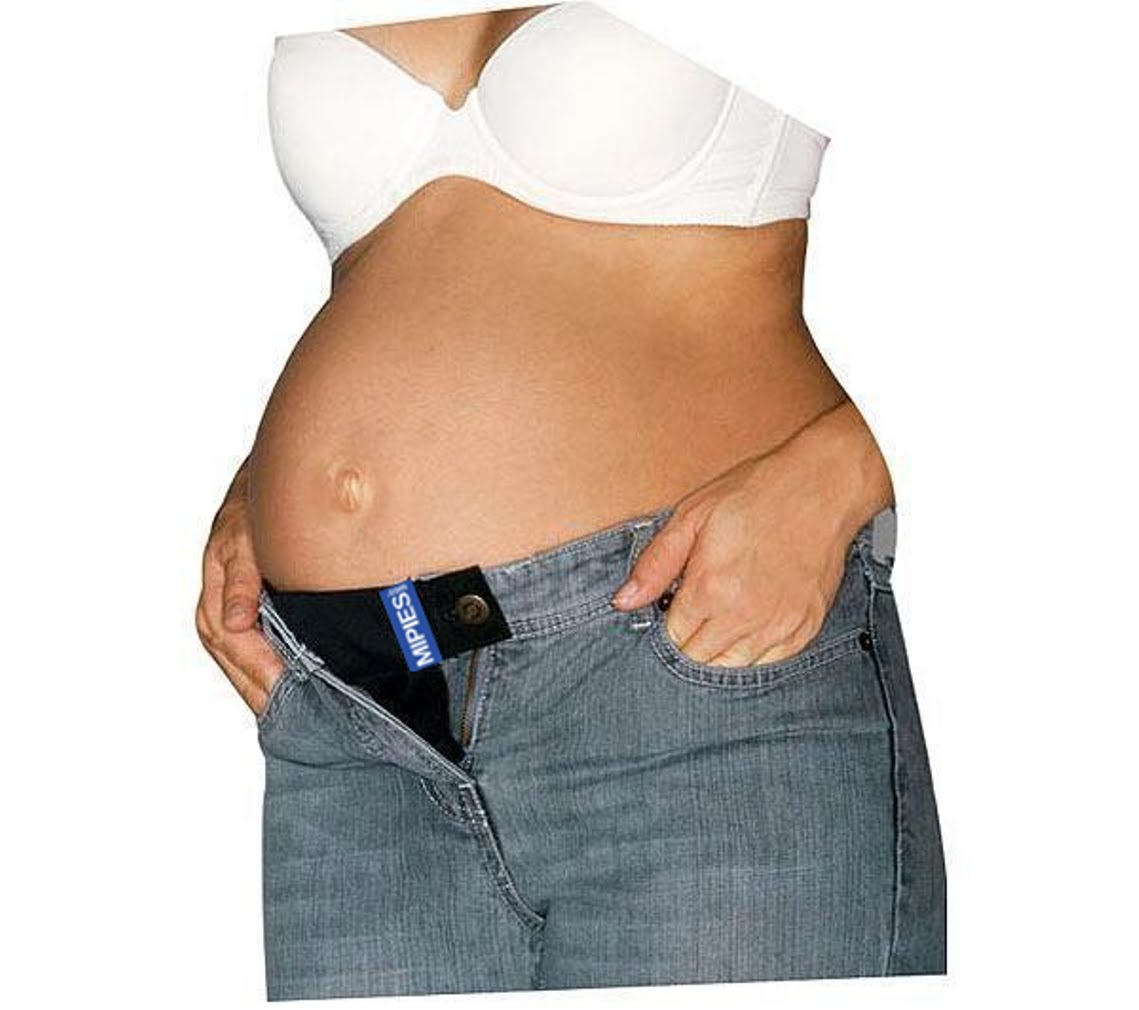 Inducir grado Ordinario Cinturón extensible en la ropa para embarazadas
